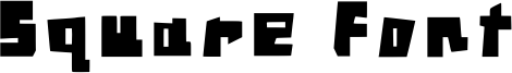Square Font Font