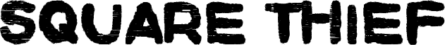 Square Thief Font