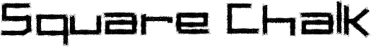 Square Chalk Font