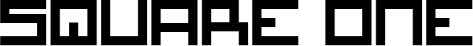 Square One Font