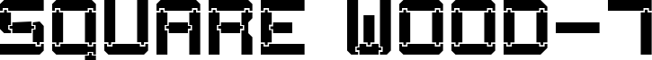 Square Wood-7 Font