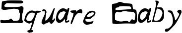 Square Baby Font