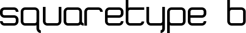 SquareType B Font