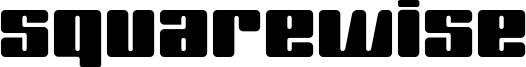 SquareWise Font