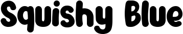 Squishy Blue Font