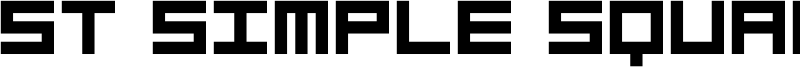 ST Simple Square Font