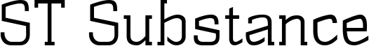 ST Substance Font