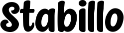 Stabillo Font