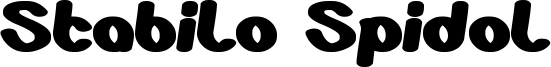 Stabilo Spidol Font