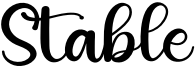 Stable Font