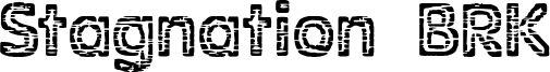 Stagnation BRK Font