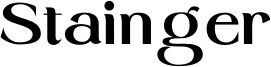 Stainger Font