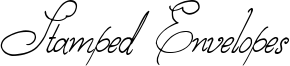 Stamped Envelopes Font