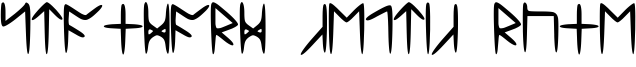 Standard Celtic Rune Font