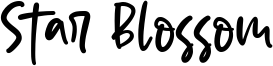 Star Blossom Font