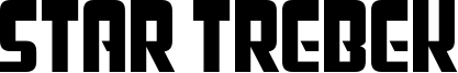 Star Trebek Font