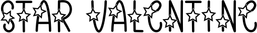 Star Valentine Font