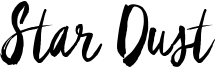 Star Dust Font