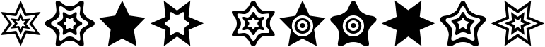 Star Things Font
