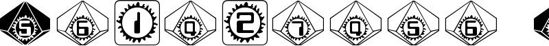 Starburst Pips Font