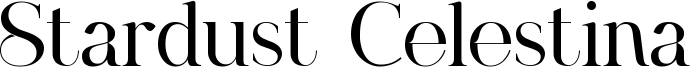Stardust Celestina Font