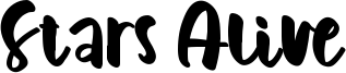 Stars Alive Font