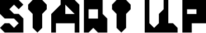 Start Up Font