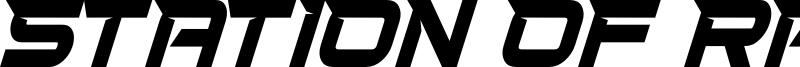 Station Of Race Font