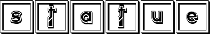 Statue Font