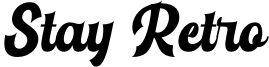 Stay Retro Font