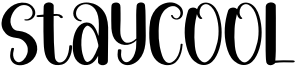 Staycool Font
