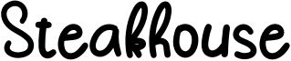 Steakhouse Font