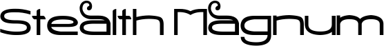 Stealth Magnum Font