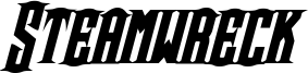 Steamwreck Bold Italic.otf