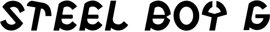 Steel Boy G Font