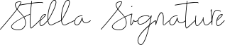 Stella Signature Font