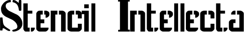 Stencil Intellecta Font