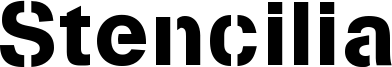 Stencilia Font