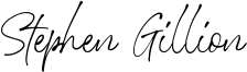 Stephen Gillion Font