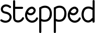 Stepped Font