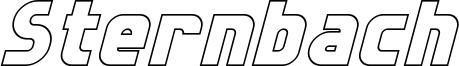 Sternbach Hollow Italic.otf