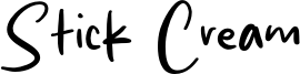 Stick Cream Font