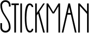 Stickman-SansSerif.otf