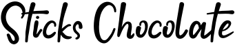 Sticks Chocolate Font