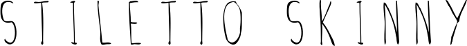 Stiletto Skinny Font