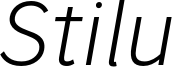 Stilu-LightOblique.otf