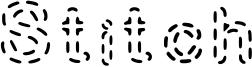 Stitch Font