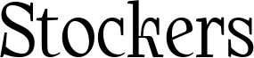 Stockers Font