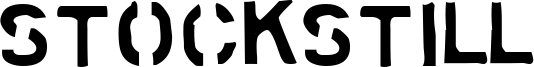 Stockstill Font