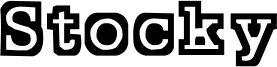 Stocky Font